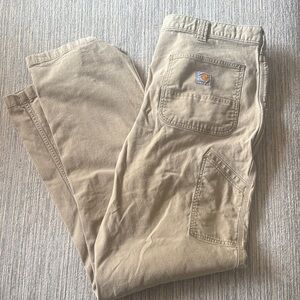 Carhartt Men's Beige Cargo Pants 40x36